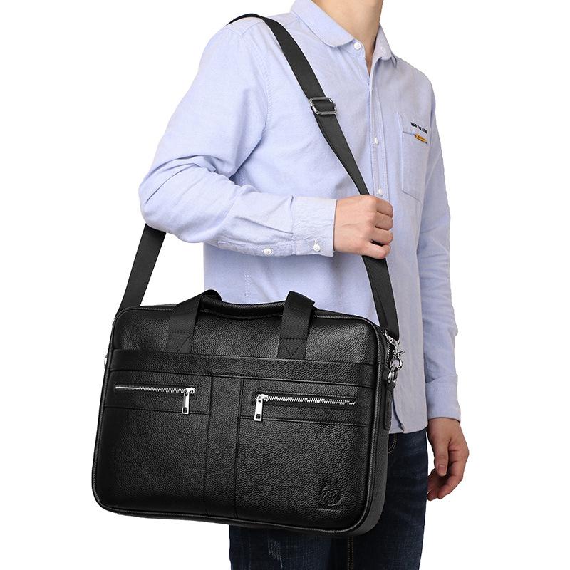 Men's Briefcase, Genuine Leather, Men's Computer Bag