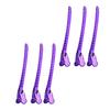 12PCS/Set Salon Hair Grip Barber Sectioning Clamp  Hairpin Styling Tools Accessories(  Red)