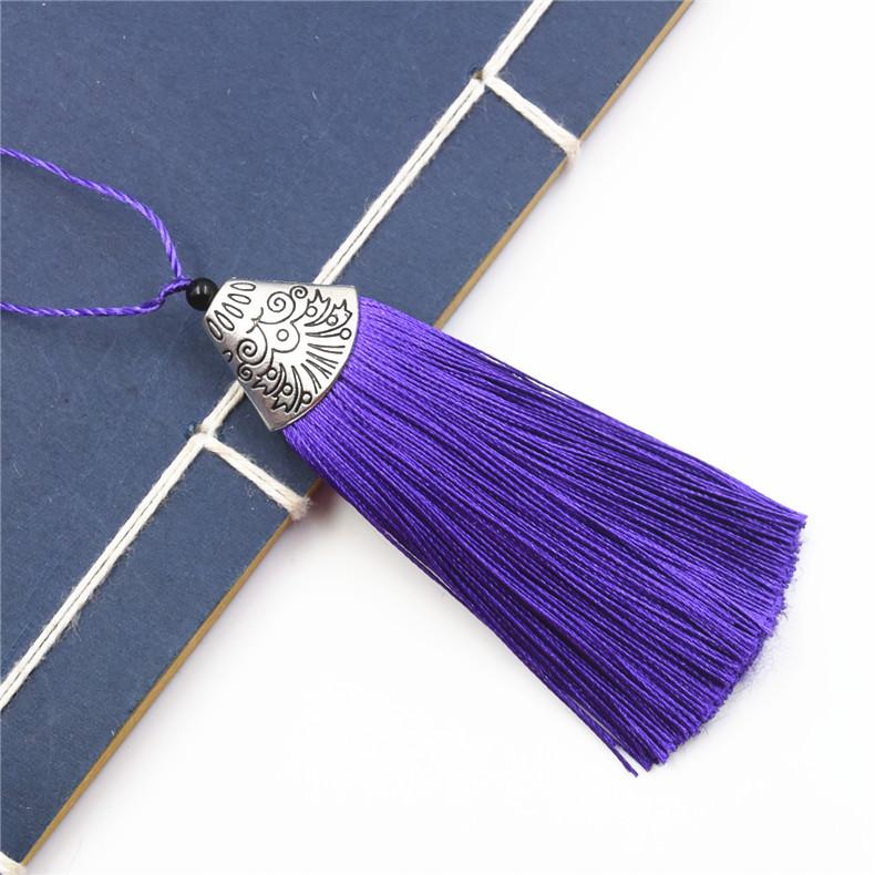 Pure Handmade Fish Mouth Tassel Ear Bag Hanging Keychain Special Alloy Metal Hat Tassel Ear Pendant Pendant