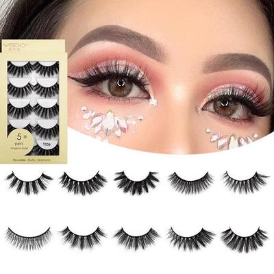 Lashie - Falsche Wimpern (5 Paare) (Verschiedene Designs)