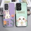 Süße Cartoon-Hase-Kaninchen Weiche Handyhülle für Samsung A17 A16 A15 A14 A13 A57 A56 A55 A54 A53 A37 A36 A35 A34 A33 A26 A25 A24 A2