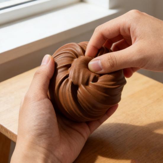 Långsam Återhämtning Leksak Mjuk Klämbar Stresslindrande Leksak Bärbar Studiefokus Hjälpmedel Leksak Pendling Fidget Gadget för Barn Vuxna