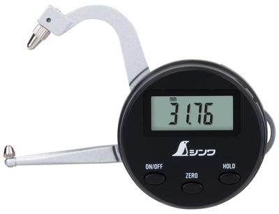 Shinwa Sokutei Digital Caliper Gauge Flat Rod 73732 0-25mm