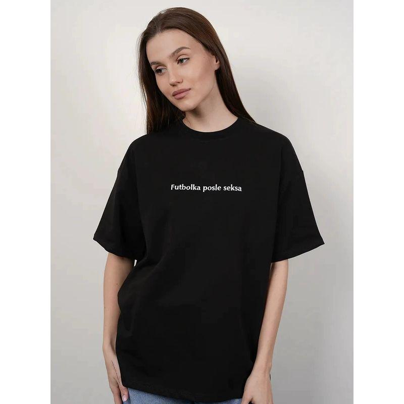 Loose Printed T-shirt Top Western Style New Loose Casual Print Letters Cotton T-shirt Top