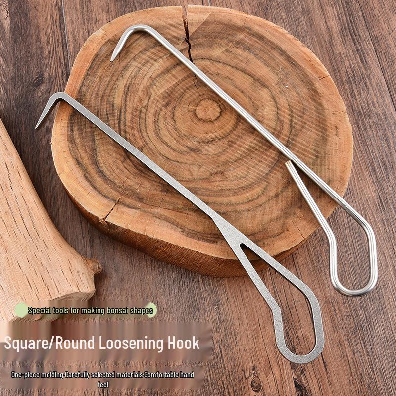 Stainless Steel Bonsai Repotting Knife & Soil Rake Tool