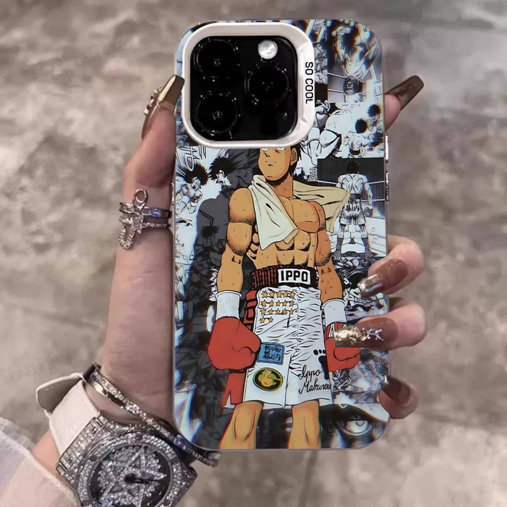 Anime H-Hajime N-No I-Ippo Phone Case For IPhone 16 15 14 13 12 11 17 Pro MAX Plus Pro Matte Shockproof Cover