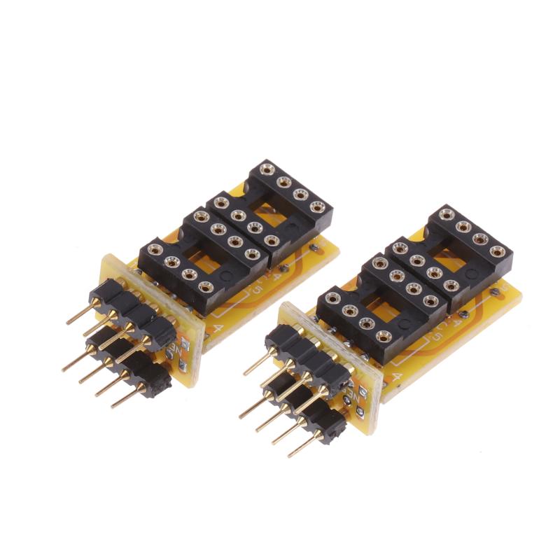 Dual Single Dip8 Zu Einzel-Operationsverstärker Audio-Operationsverstärker Adapter Konvertierungssockel Für Ne5534 Ad797 Opa627 Operationsverstärker