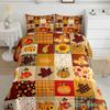 Autunno Zucca Fattoria di Campagna Foglia d'Acero Girasole Set Trapunta Ringraziamento Tacchino Ragazzo Ragazza Decorazione Camera Adulti