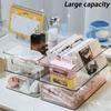 Buch Akten Aufbewahrungsbox Schreibtisch Mehrzweck Transparente Aufbewahrungsbox Kosmetik Organizer Box