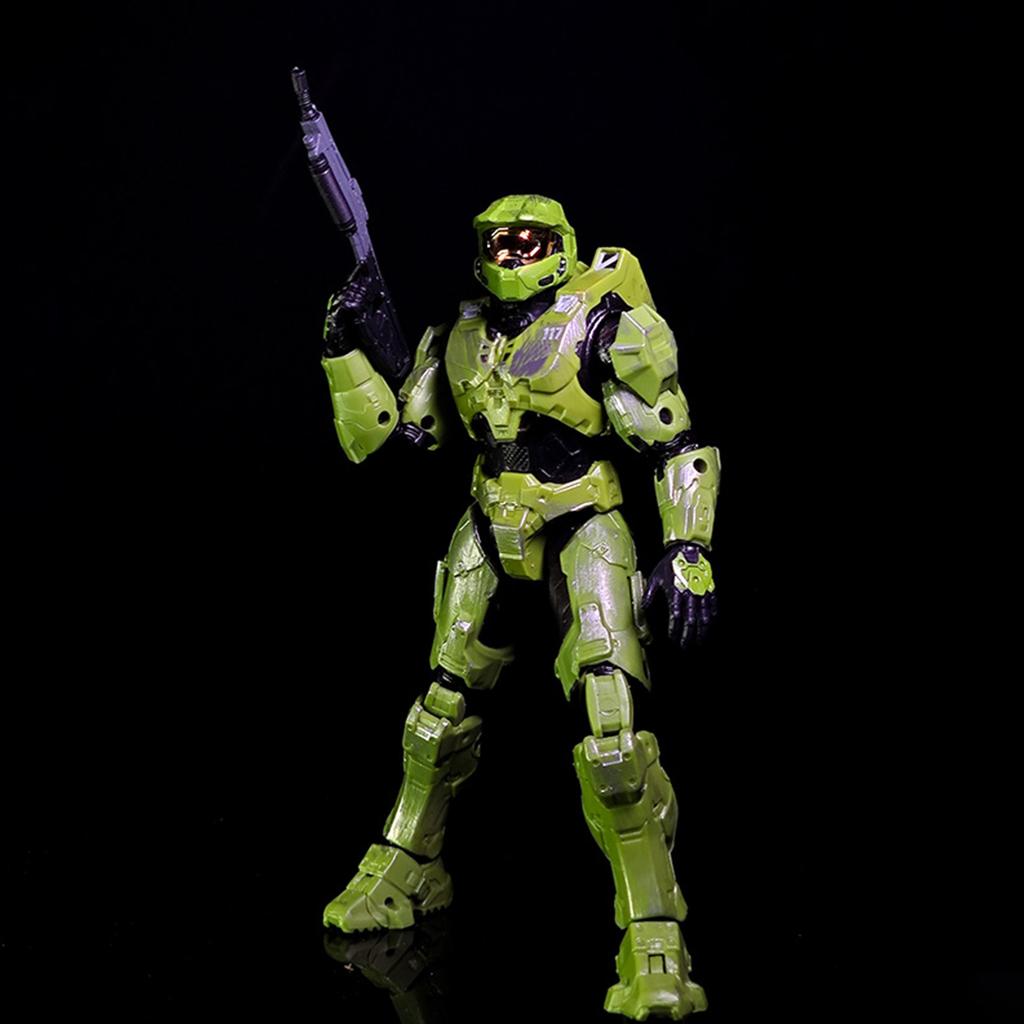 Action Figure Collectible Action Figure Includes Interchangeable Head, Hands And Accessories - Video Game