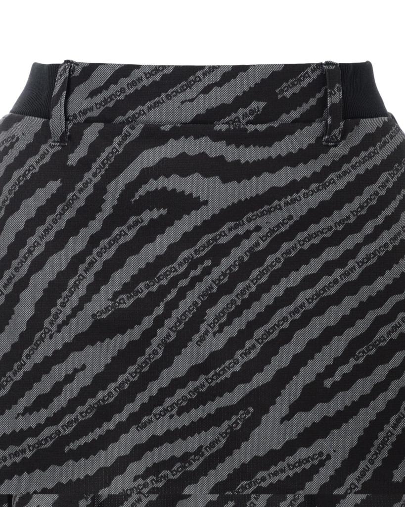 Golf Skirt Freehand Logo 1 [New Balance] (Stretchable, Print) / Women's / 012-6134504 010_Black [M]
