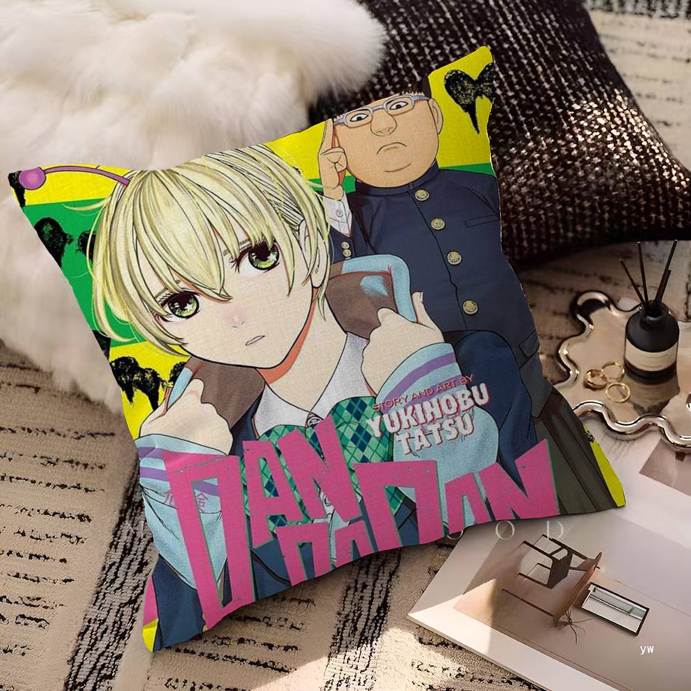 Popular Dan Da Dan Anime Cushion Cover Decorative Pillow Sofa Home Decor Case Pillow Cases