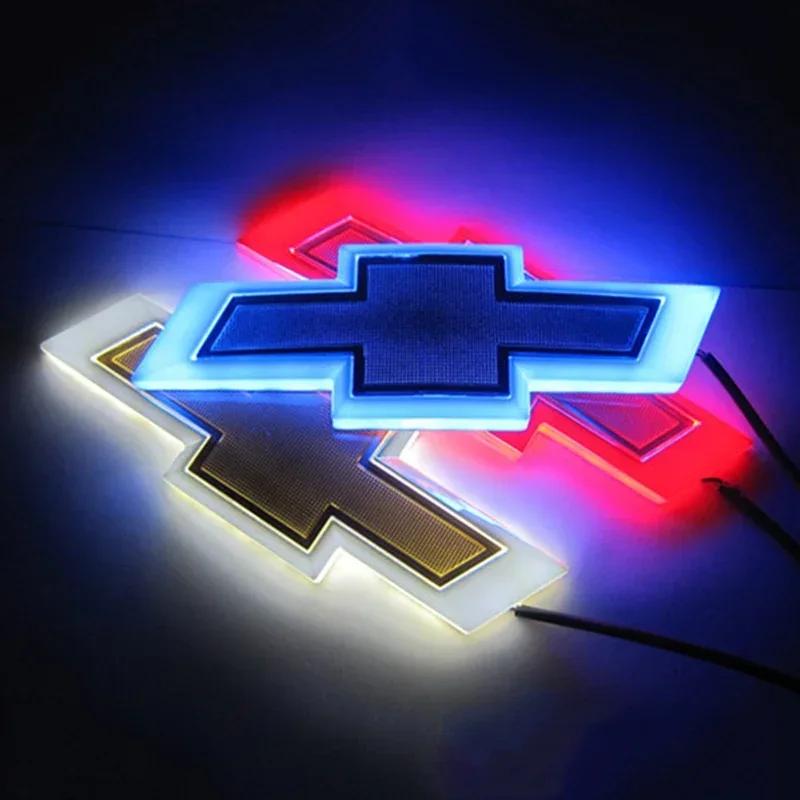 Emblema LED per Bagagliaio Auto 17 X 5.5cm per Chevrolet Malibu Cruze Orlando Sail Captiva Equinox Trax Lacetti Cavalier Adesivo