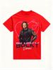 Genuine 2026 New Thunderbolt  Bucky Barnes Hearts Printed Plus Size Unisexs Short Sleeve Loose Crew Neck TShirt