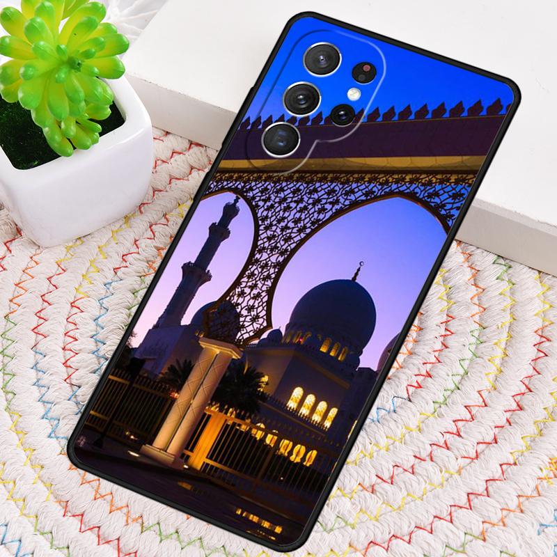 Arabic Muslim mosque soft Phone Case for Samsung Galaxy note 10 pro S26 Ultra S23 S24 FE S25 S21 S22 PLUS shockproof Cover