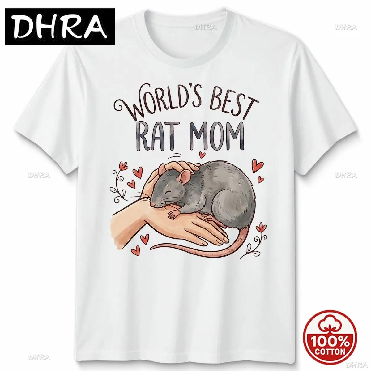 

Rat Mom Pet Rats Animals Unisexs TShirt WOMENs Tee Graphic Unisex Top Unisex Harajuku Tops Graphic Tee Loose Casual Cool Minimalist S