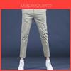 Young Men Summer Slim Fit Business Casual Pants With Stretch Cotton For Daily Wear