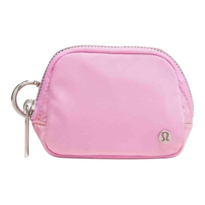 Lululemon Everywhere Ring Design Nylon Mini Wallet Unisex Wallet Frosted-Pink LU9C17S-071152 Frosting Pink