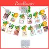 Adorable 12-month Animal Birthday Banner For Baby Party Decoration Cute And Colorful Design!