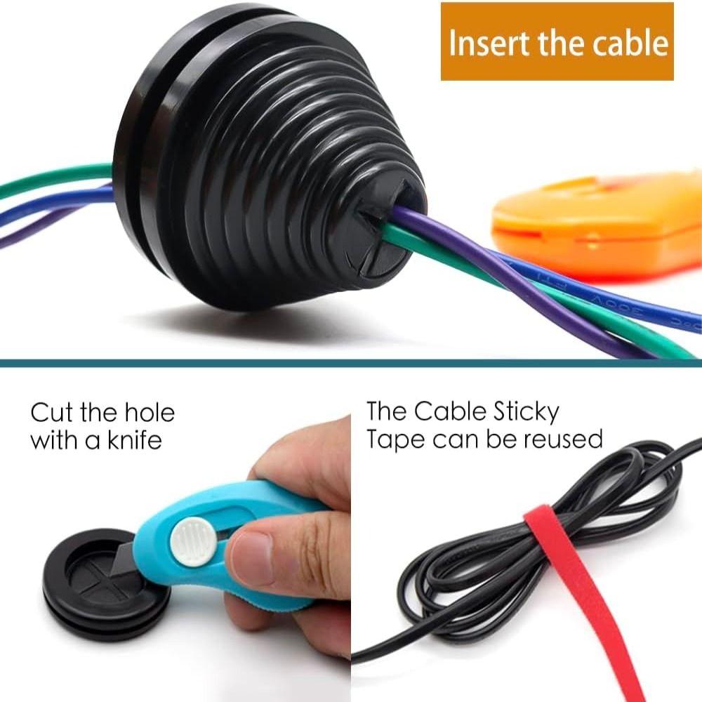 Tower Closed Rubber Grommet Double Sided Easy To Use Firewall Solid Closed Hole Plug Kit Round Rubber Hole Plugs