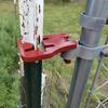  Double Pack T Post Hinges Systems Accessory for Garden Farm Gate with Swing