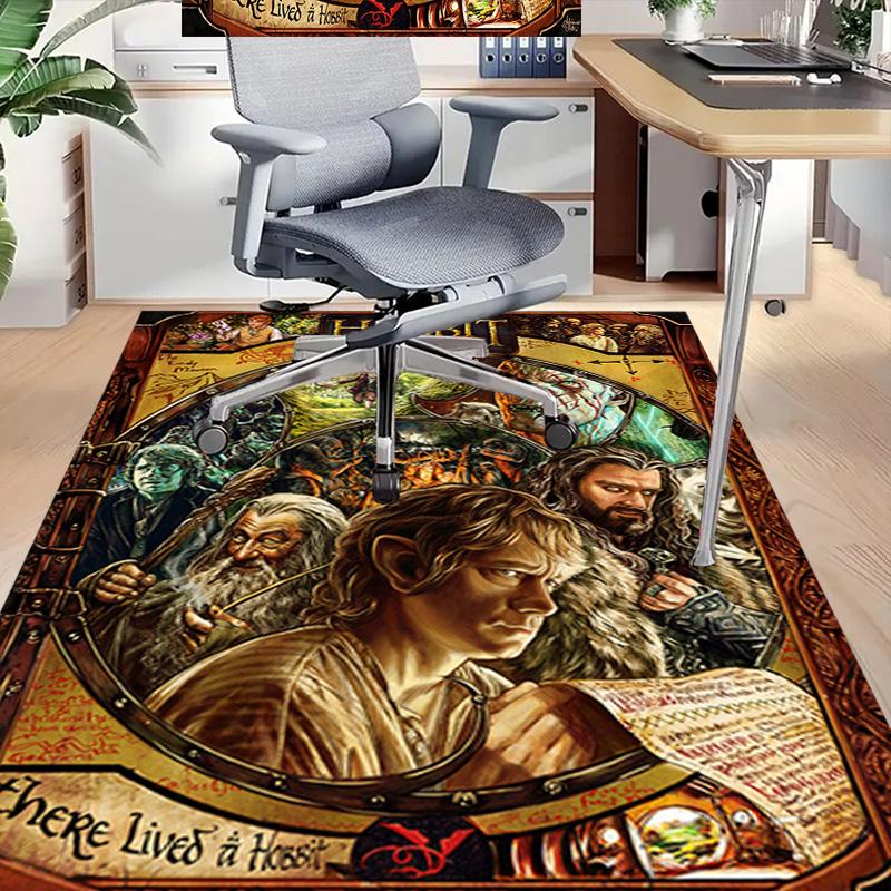 1pc Hobbit Adventure Begins Carpet for Playroom Bedroom Living Room Sofa Home Decor,kids Game Area Rug Non-slip Floor Mat Y82698