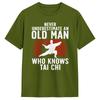 Tai Chi Tshirts Unisex Amazing Pure Cotton Tee Shirt O Neck Short Sleeve T Shirt Printed Clothing