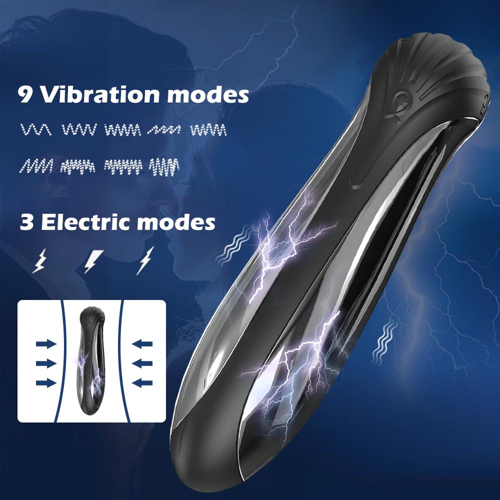 2025 Elektroschock Penetration Analplug Bullet Vibrator Anal Prostata Massagegerät Dildo Vibrator Buttplug Sexspielzeug Für Männer