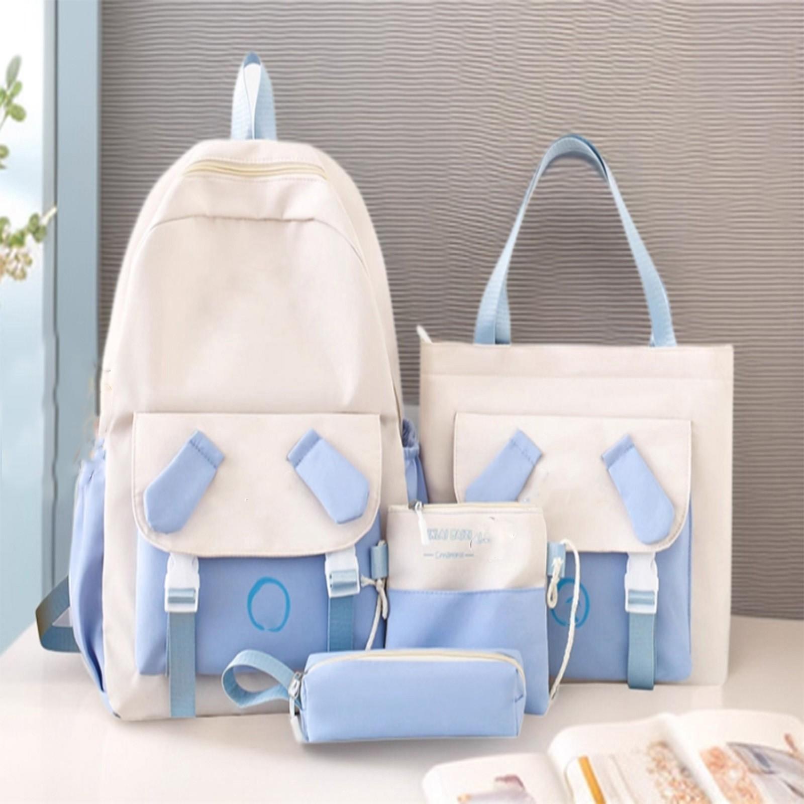 

Студенческий рюкзак, Рюкзак с мультяшным принтом, Дорожный рюкзак One Size синий