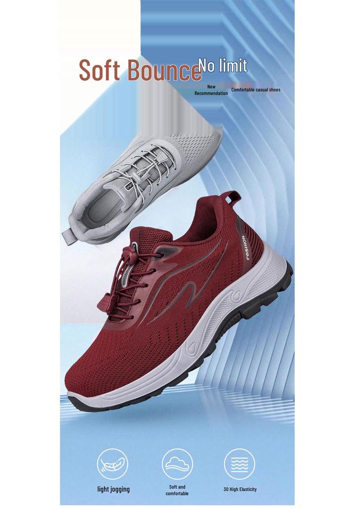 Slip-on Soft Sole Anti-Slip Walking Shoes for Women, Grandma Spring/Summer Collection 2025