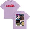 Gorillaz Band Face Arts Graphic Tshirts Unisex Women Clothing Retro Cartoon Short Sleeve T Shirts Fashion Casual Oversized Tshirt