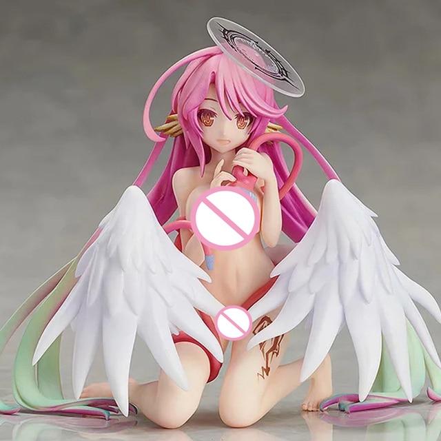 19cm No Game No Life Shiro Stephanie Dola Anime Figure Pop Up Parade Schwi Action Figure Jibril Fairy Shampoo Figurine Doll Toys