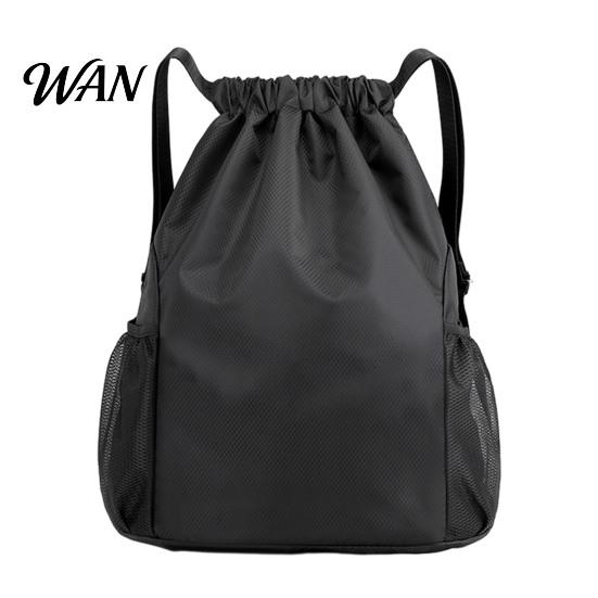 Tear-resistant Gym Backpack Sports Backpack, Drawstring with Side Mesh Pockets, Oxford Cloth Waterproof Workout for Basketball Soccer Swim Men