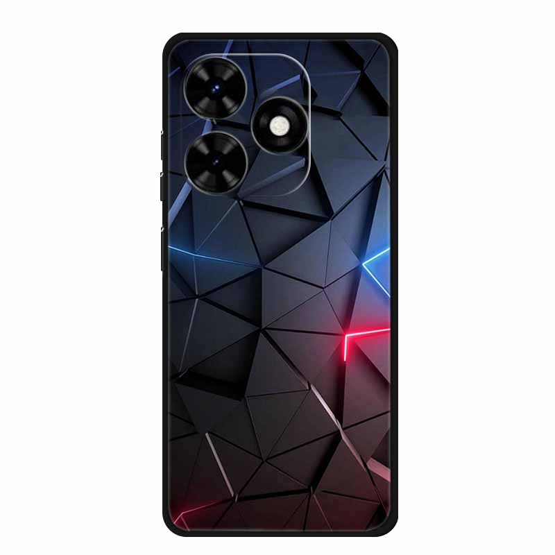 Case For Tecno Spark Go 2024 Animals Painted TPU Silicone Soft Phone Cover for Spark Go2024 BG6 Protector Wolf Shockproof Para