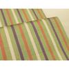Used Heiwaya Kimono - Authentic Chikuzen Hakataori, double-sided, half-width obi, stripesvariable lattice, pure silk, masterpiece CABK6279ak