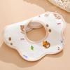 Pure Cotton Waterproof Baby Bibs for Boys - Newborn Feeding Drool Bibs