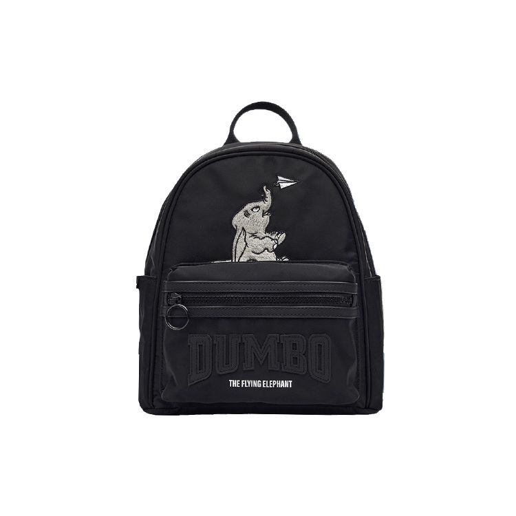 Li Ning Disney Collaboration Dumbo Series Sports Fabric Backpack Unisex Backpack Black ABSR288-1 Black