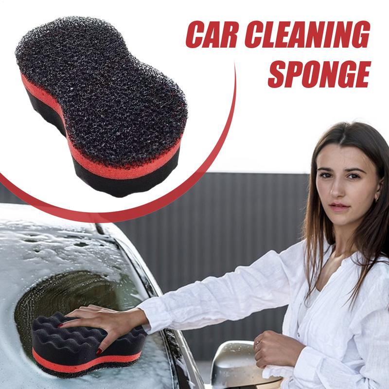 Car Wash Sponges Non Scratch Foam Applicator Pads Honeycomb Car Wax Applicator Pads Buffing Detail Sponge For Auto Cleaning And