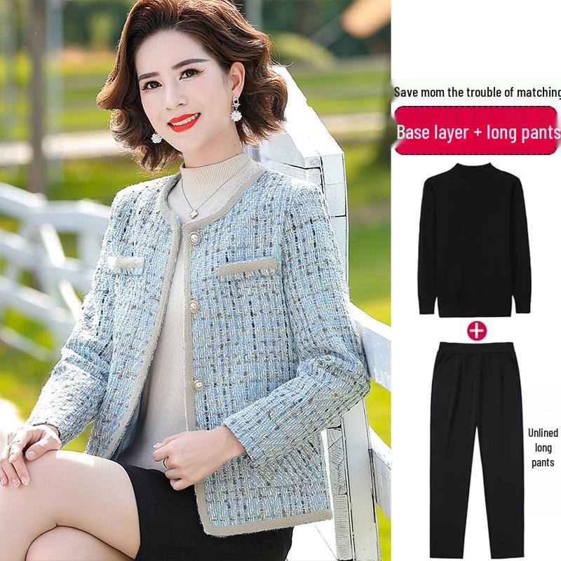 Hengyuanxiang Herbst 2025 Stilvolle Jacke für Frauen mittleren und höheren Alters