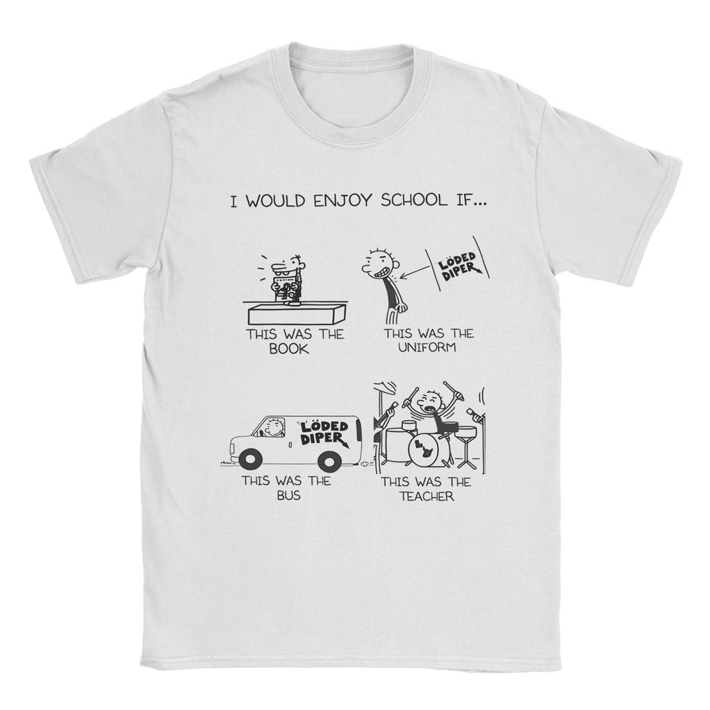 Novelty BEST FRIENDS diary of a wimpy kid T-Shirts for Unisex Crewneck Pure Cotton T Shirt  Short Sleeve Tee Shirt Gift Idea Tops