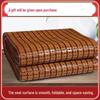 Foldable Cooling Bamboo Mahjong Mat – Summer Sleeping Mat for Single or Double Beds (1.5m or 1.8m) – Ideal for Dorms