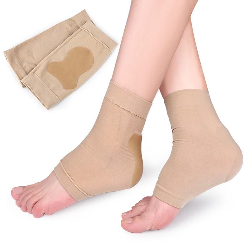 Heel Anti-crack Leggings Socks For Men And Women Running Sports Breathable Gel Anti-crack Figure Skating  Sleeves
