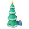 Inflatable Christmas Tree Blow Up Christmas Tree Yard Decor with Inflatable Gift Boxes for Outdoor