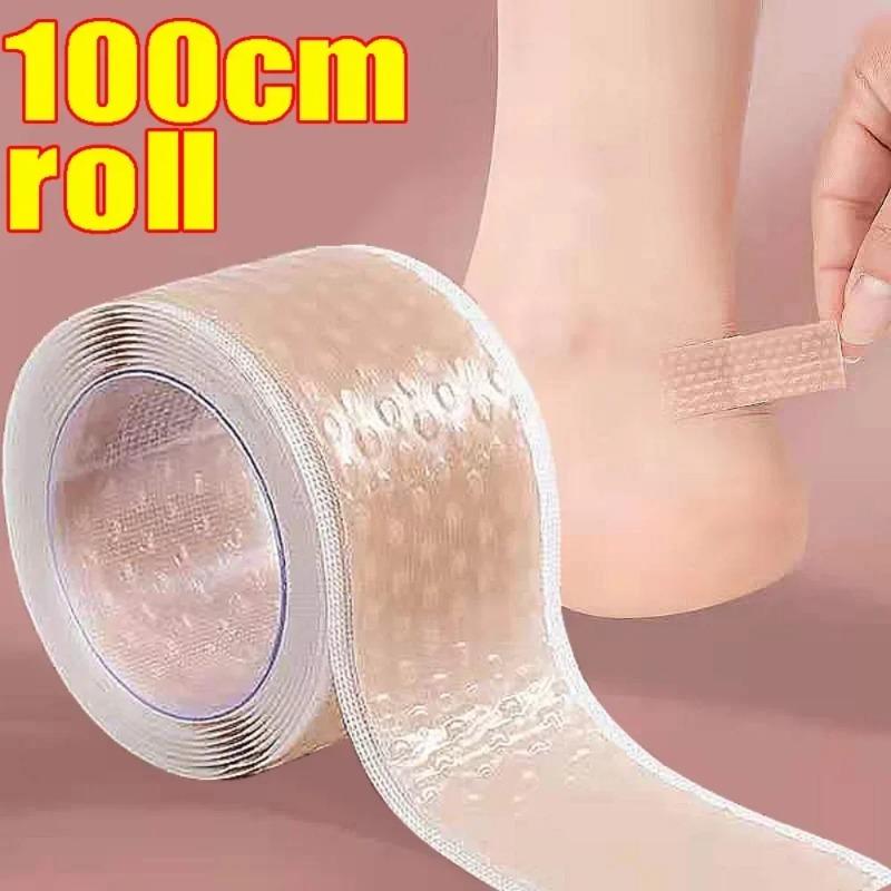 1/2/3Roll 5m/1m Gel Heel Protector Foot Patches Adhesive Blister Pads Heel Liner Shoes Stickers Relief Plaster Foot Care Cushion Grip