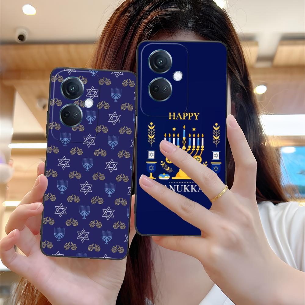 Jewish Hanukkah Mobile Phone Case for OPPO Find X9 X8 X7 X6 X5 X3 X2 Plus S Pro Ultra Lite Colorful Printing Cover Pretty Cover