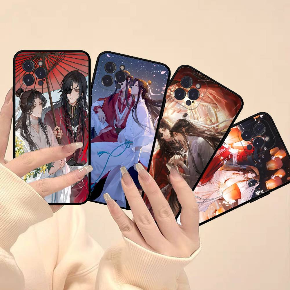 Heaven Officials Blessing Soft Back Phone Cover Case For IPhone 17 16 Pro Max 15 12 11 16e 13 Mini 14 15 Plus