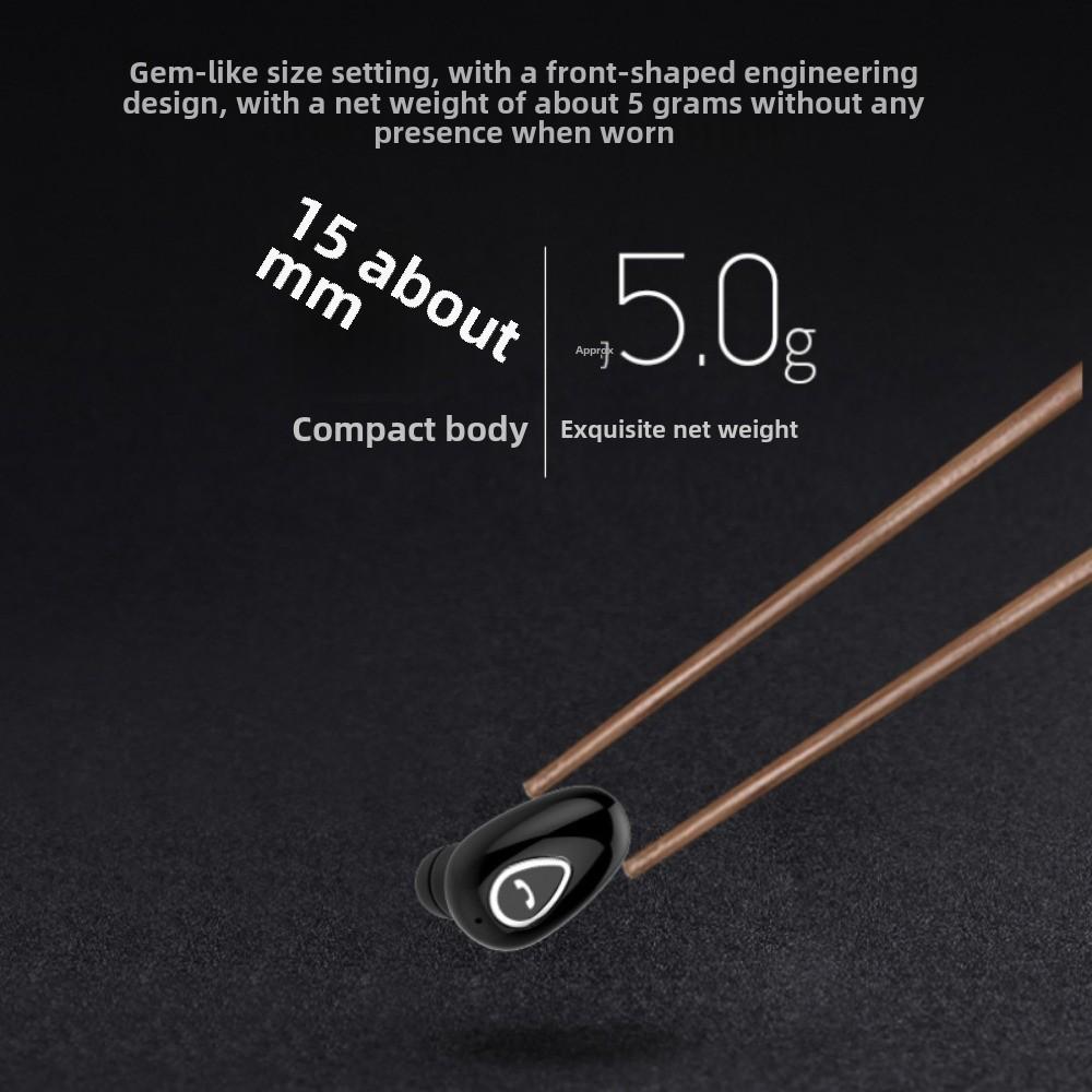 New Bluetooth Headphones Mini Invisible Non-flashing Wireless Ultra Long Endurance In-ear Noise-cancelling Headphones