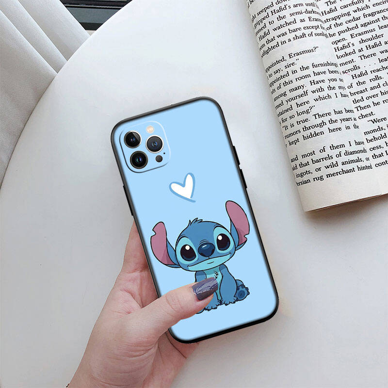 MH84 Lilo Stitch Phone Shell Case for iPhone 7 8 11 12 13 14 15 16 17 16E XS Pro Max XR X SE Air