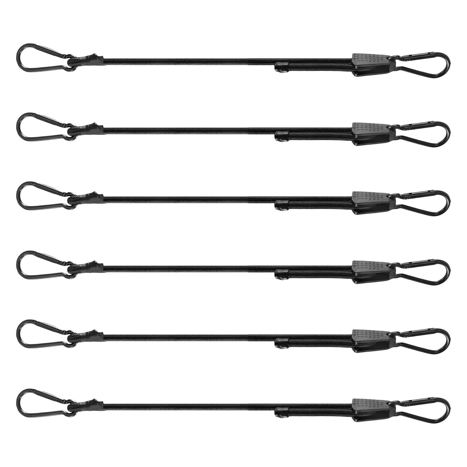 Adjustable Bungee Cords Elastic Straps Secure Bungee Hooks Truck Tie Down Straps for Luggage Cargo & Outdoor activity