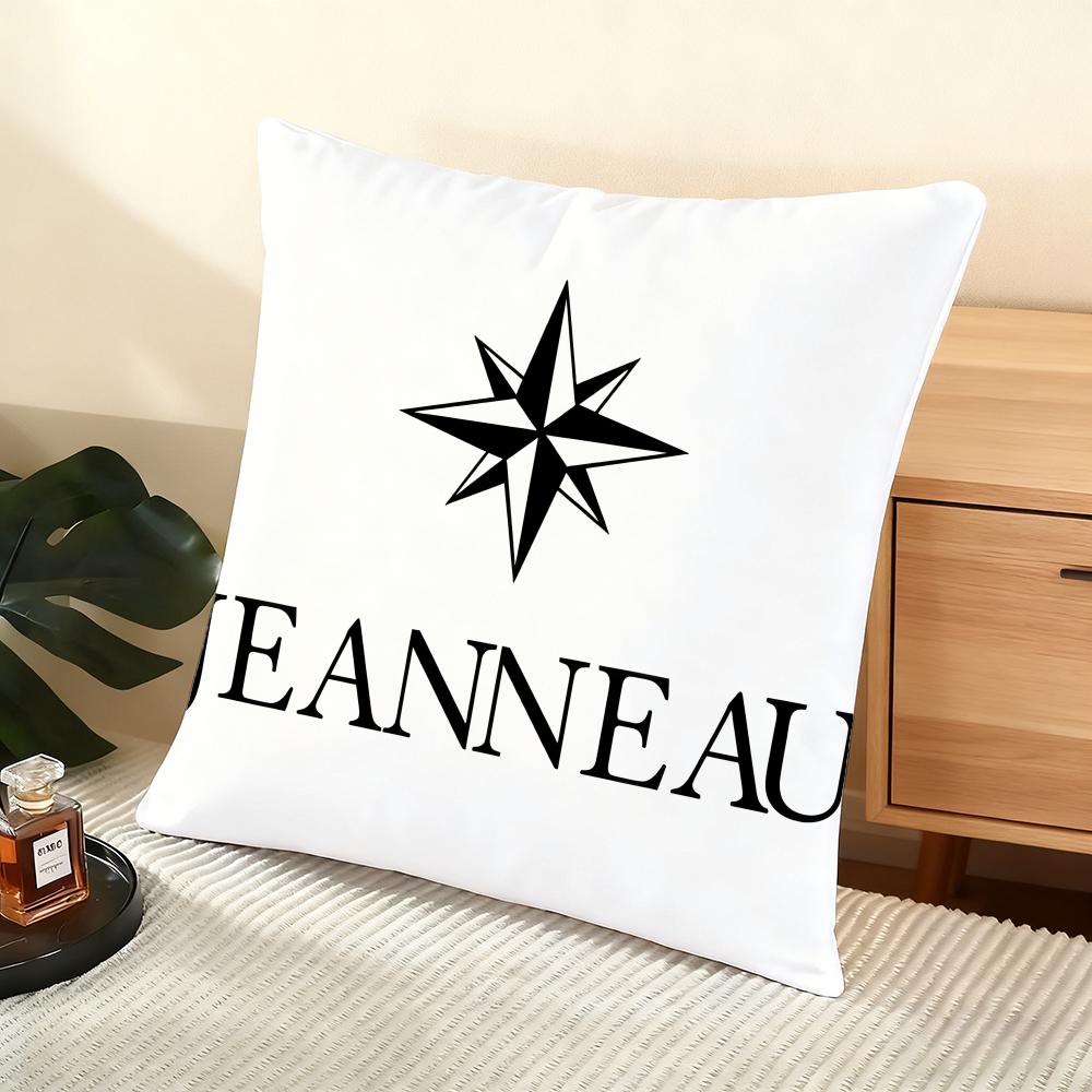 J-Jeanneau Cushion Cover Soft Short Plush Pillow Cover Smooth Cozy Texture Aesthetic Cushion Case Home Decor